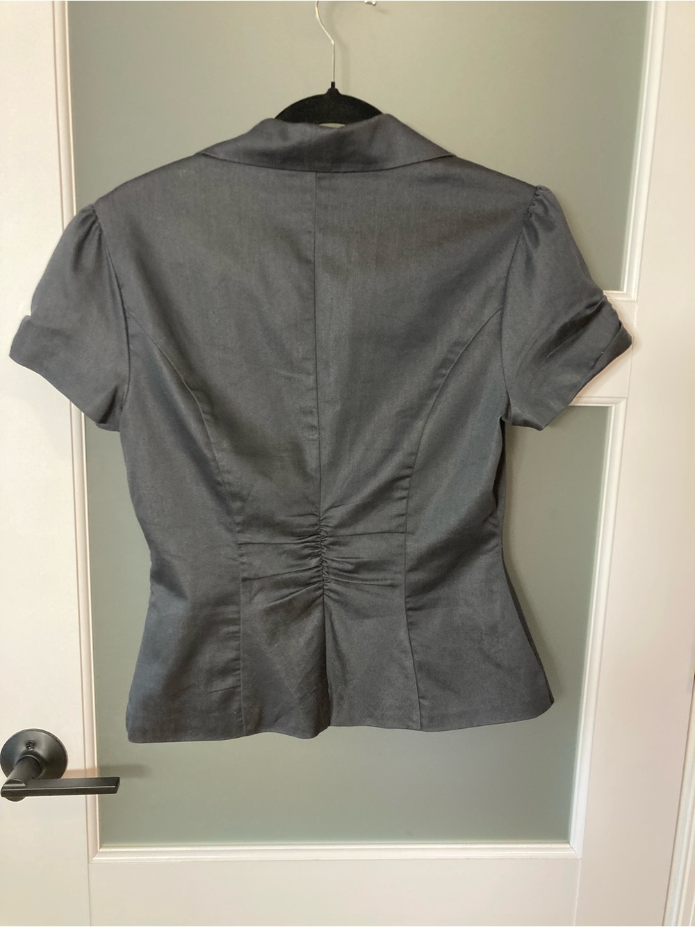 Stoosh Blazer - Fun Ruching Details - Silky Shiny Fabric - M - Y2K Vibes - Picture 8 of 14